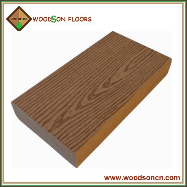 Solid Wooden Grain WPC Decking