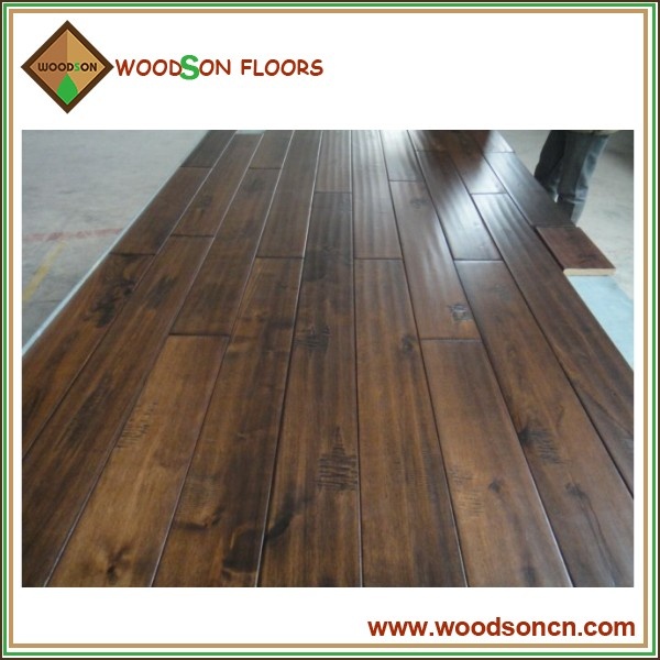 Handscraped Solid Chinese Birch Wood Floor