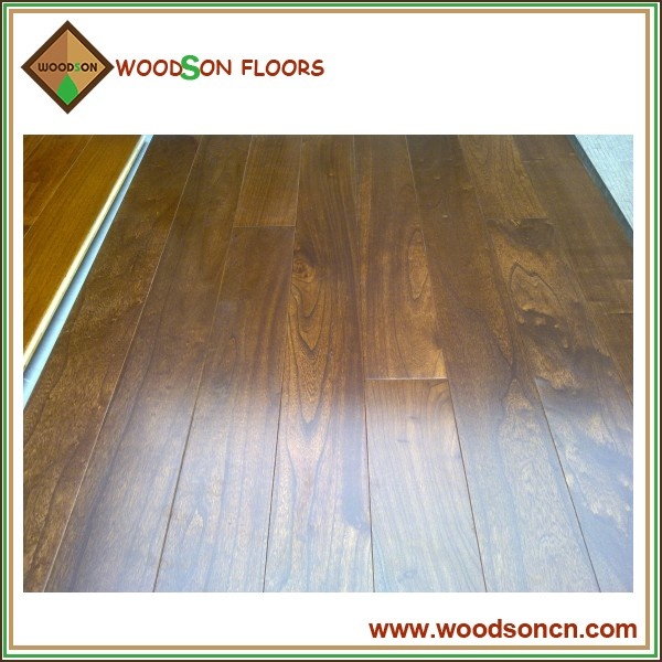 High Gloss Walnut ChineseTeak Hardwood Flooring