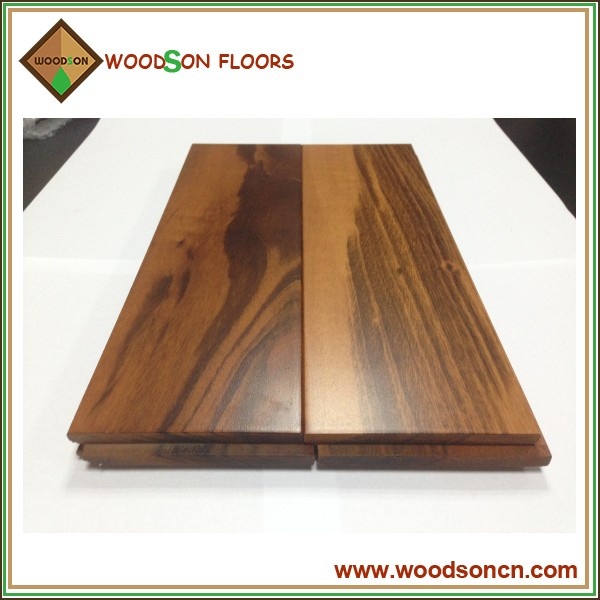Smooth Tigerwood Solid Hardwood Flooring