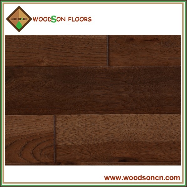 Brushed Walnut Hardwood Floor