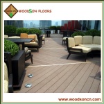 Outdoor Cafe WPC Decking Floors